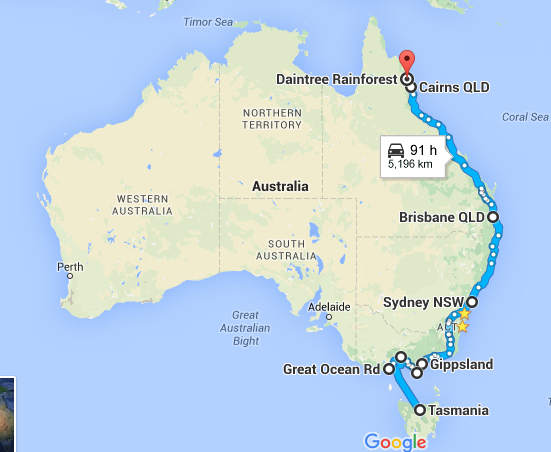 2 Month Itinerary For Our Great Australia Road Trip - SELIMS RAASTA